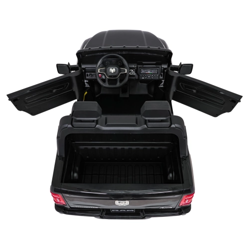 Autko na akumulator  RAM 3500 na Akumulator Czarny JJ2599